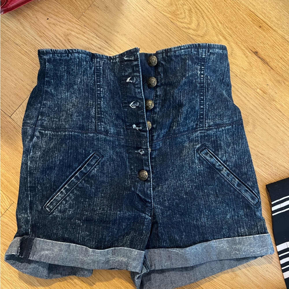 High waisted shorts